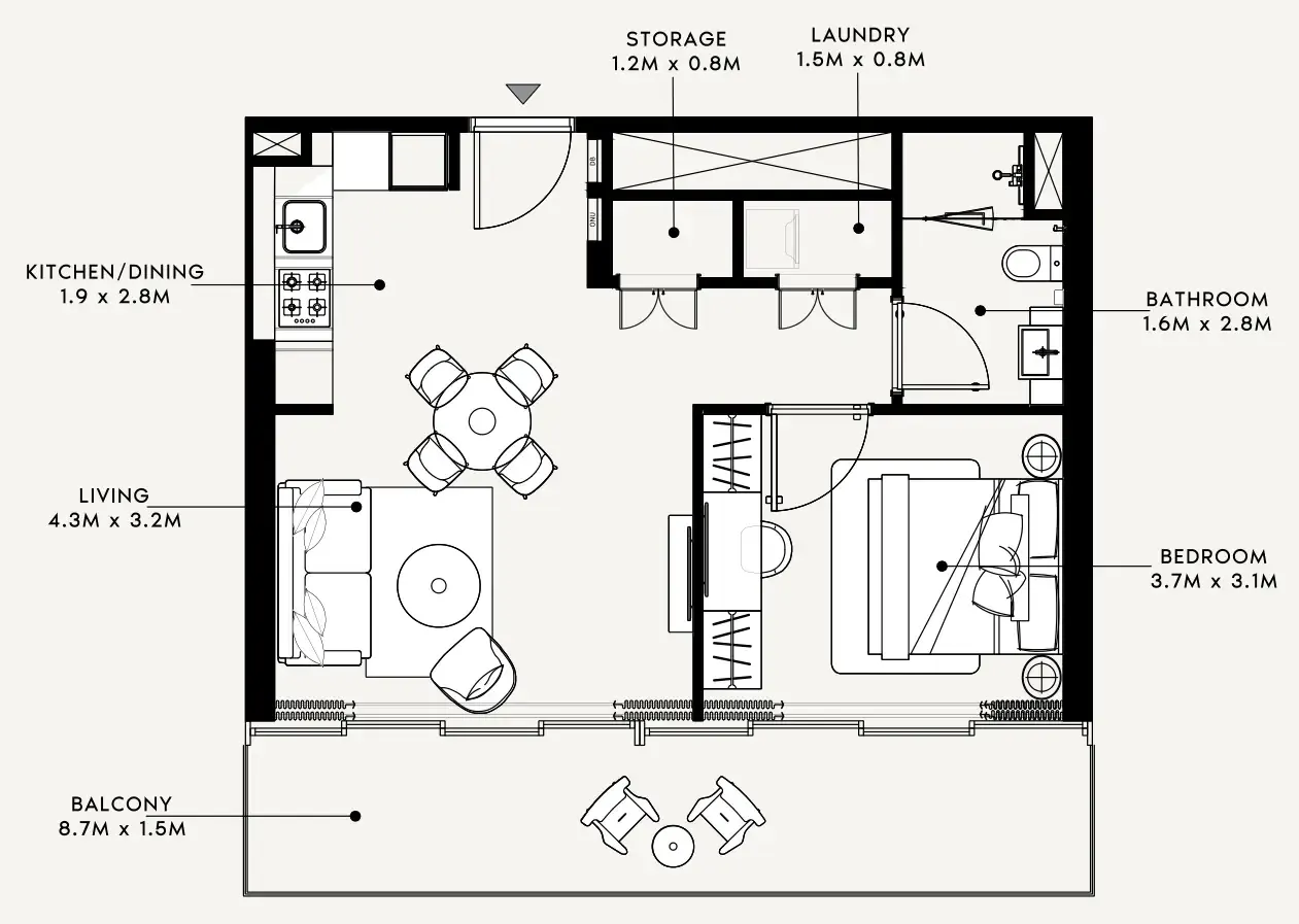 Azizi Azizi Milan floor plan