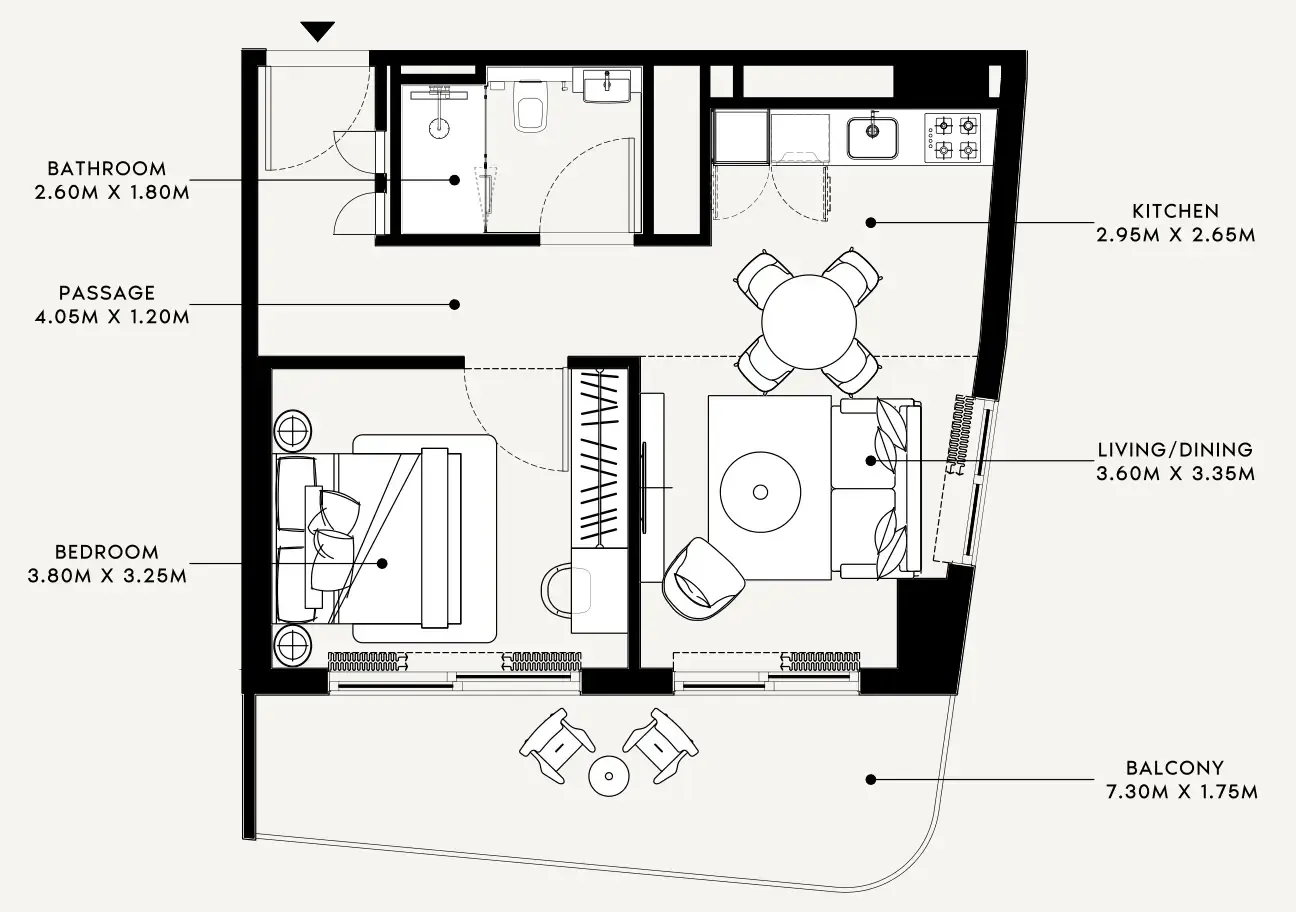 Azizi Azizi Milan floor plan