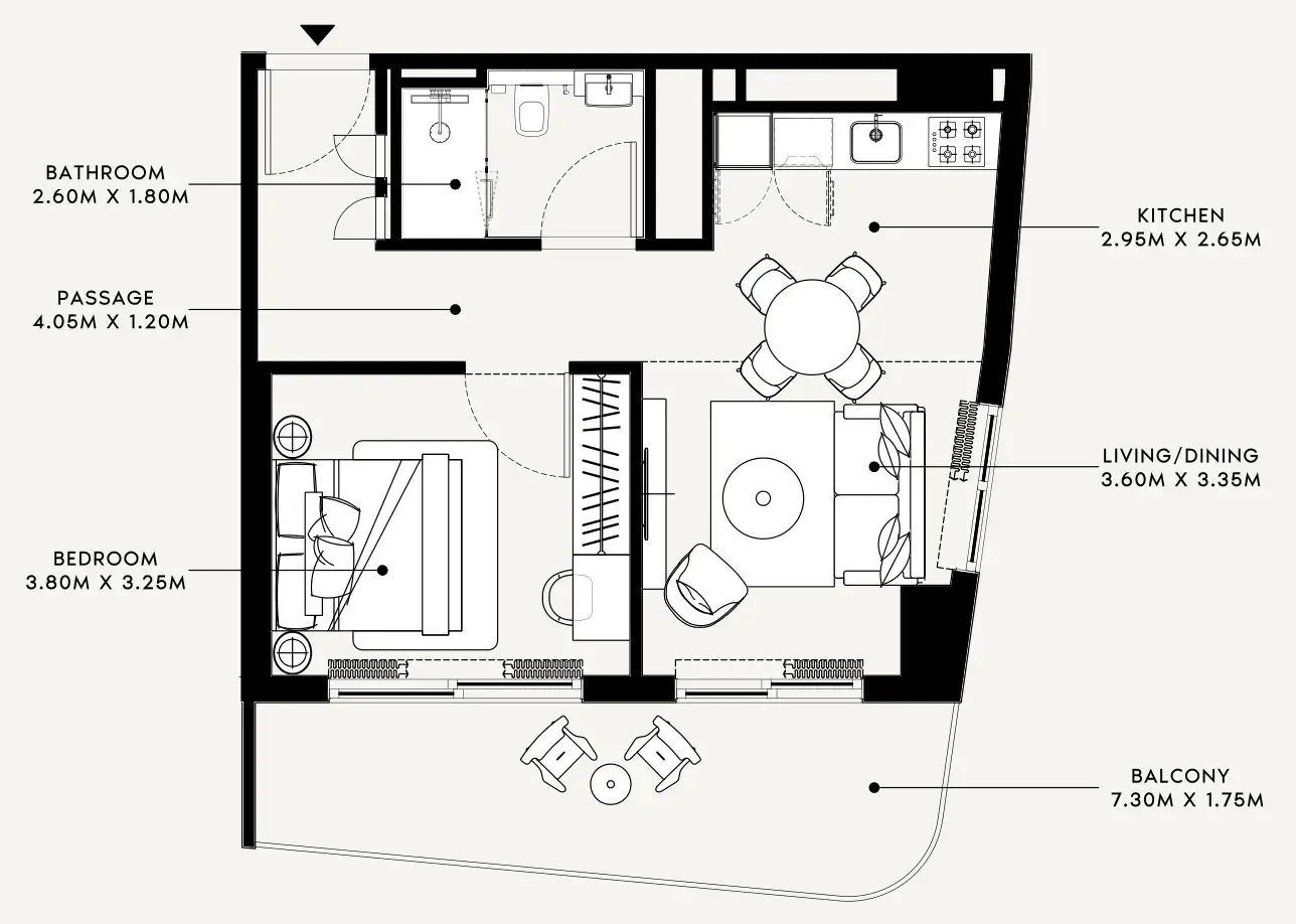 Azizi Azizi Milan floor plan