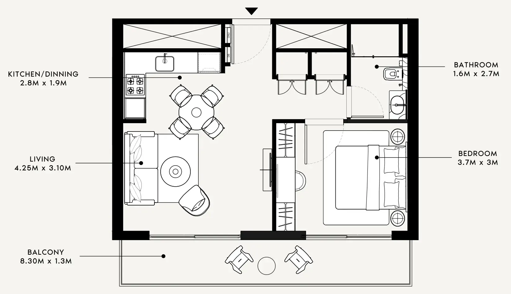 Azizi Azizi Milan floor plan