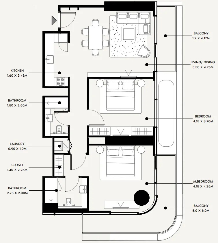 Azizi Azizi Milan floor plan