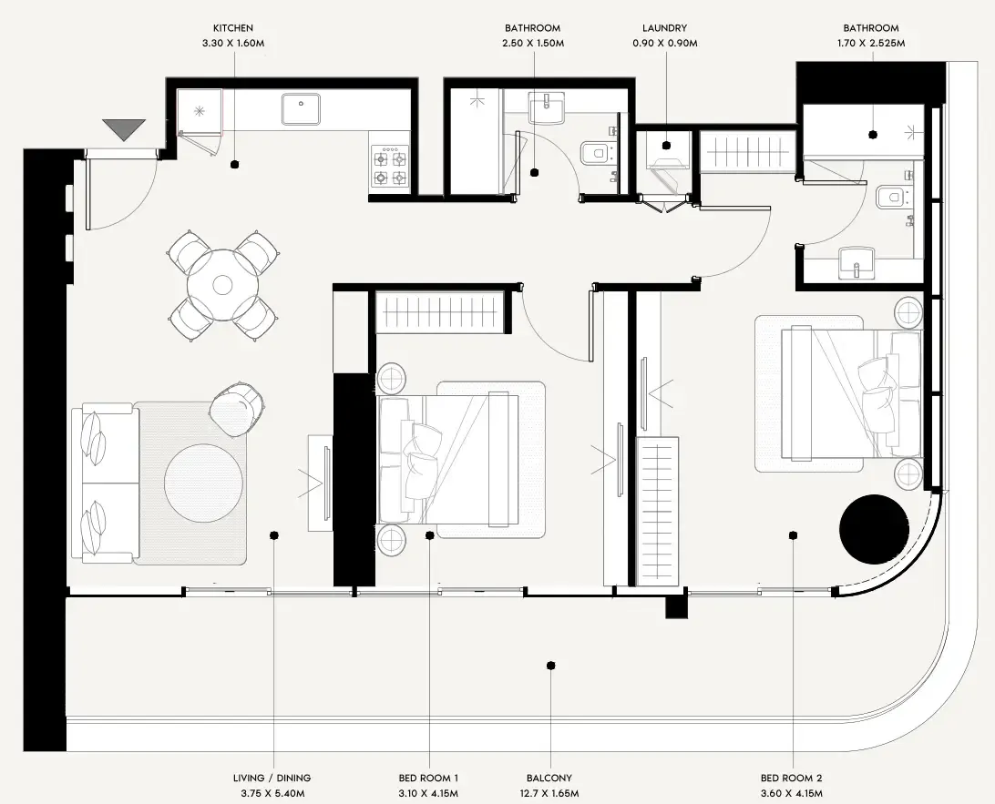 Azizi Azizi Milan floor plan