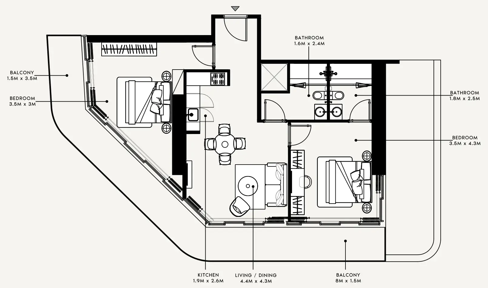 Azizi Azizi Milan floor plan