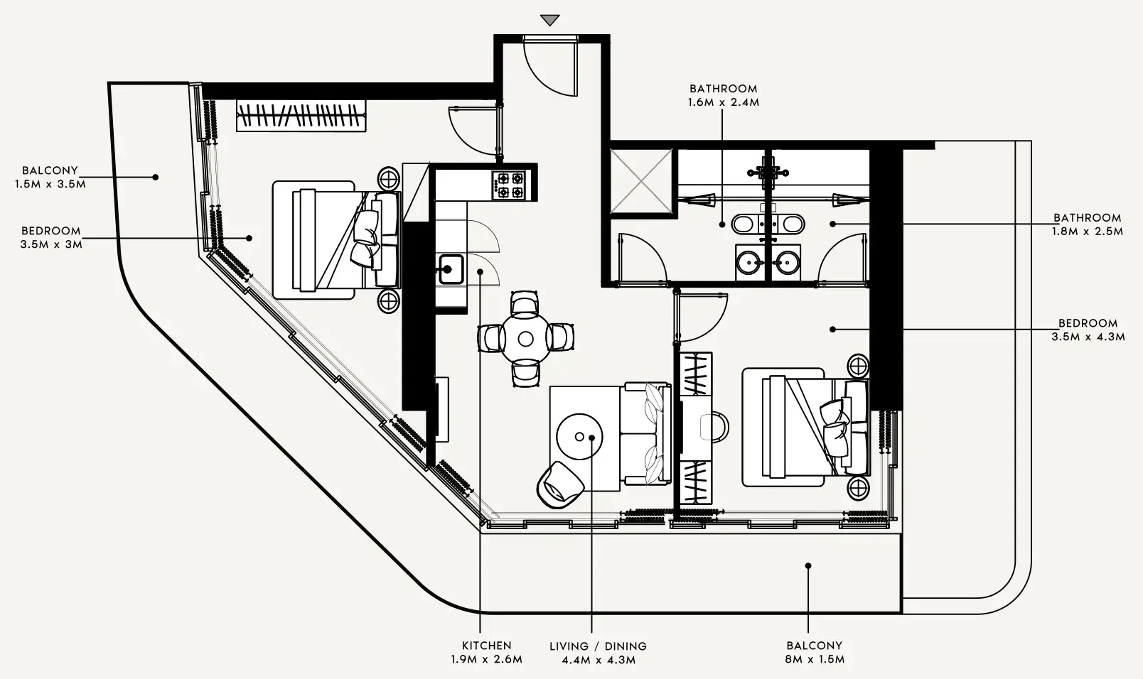 Azizi Azizi Milan floor plan