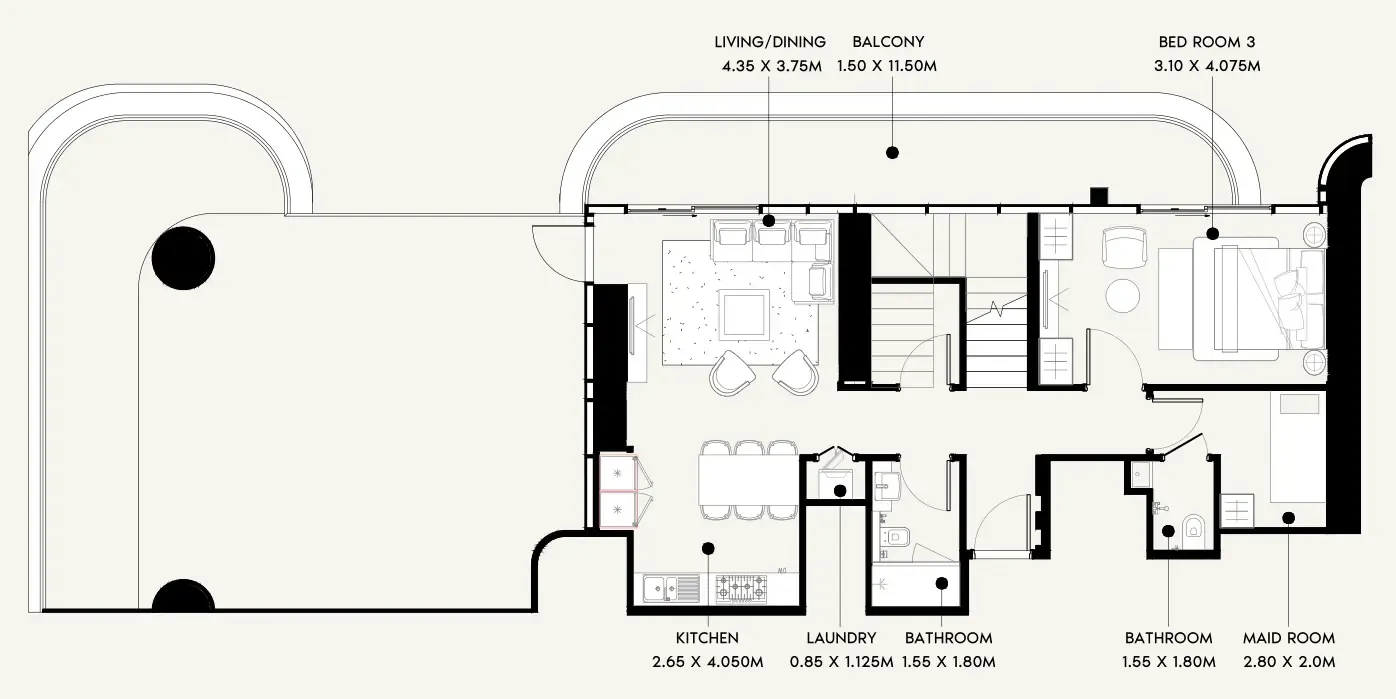 Azizi Azizi Milan floor plan