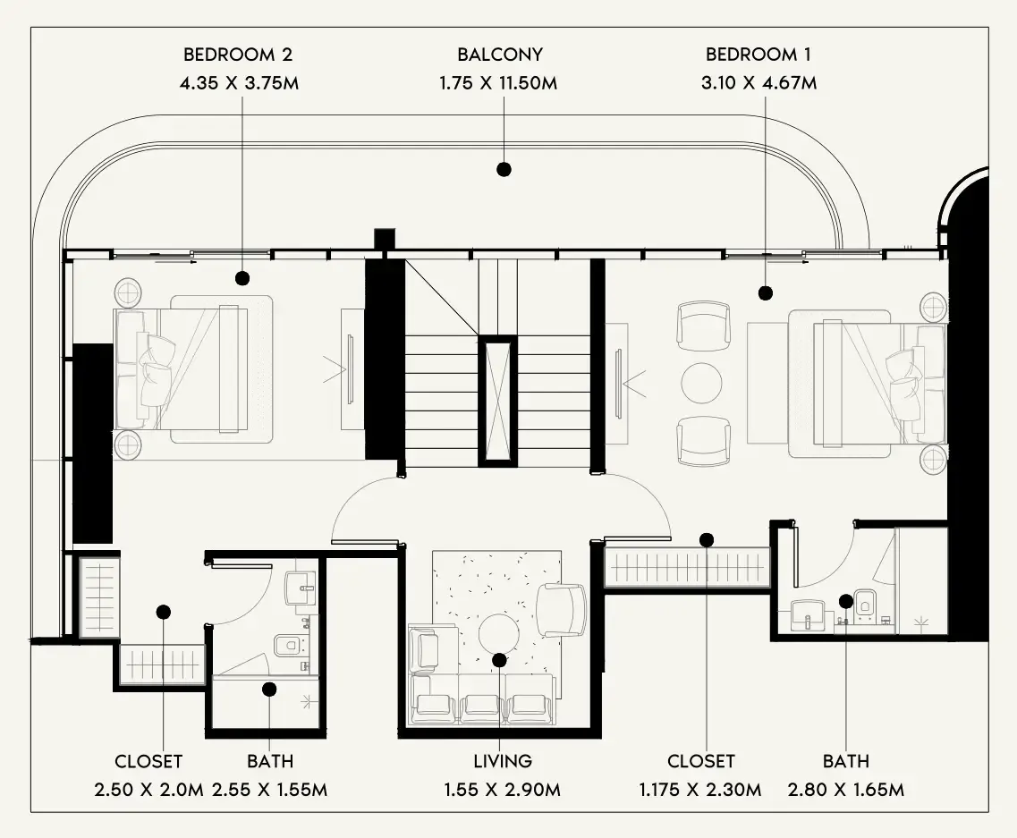 Azizi Azizi Milan floor plan