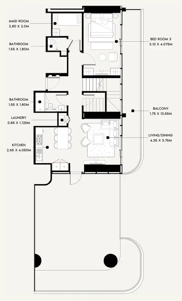Azizi Azizi Milan floor plan