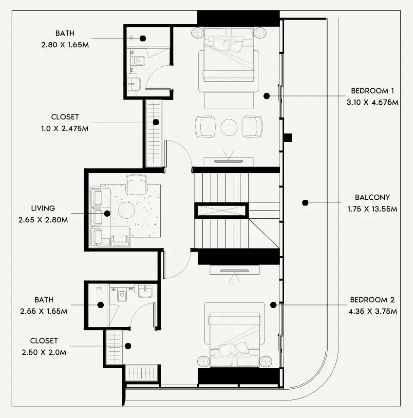 Azizi Azizi Milan floor plan