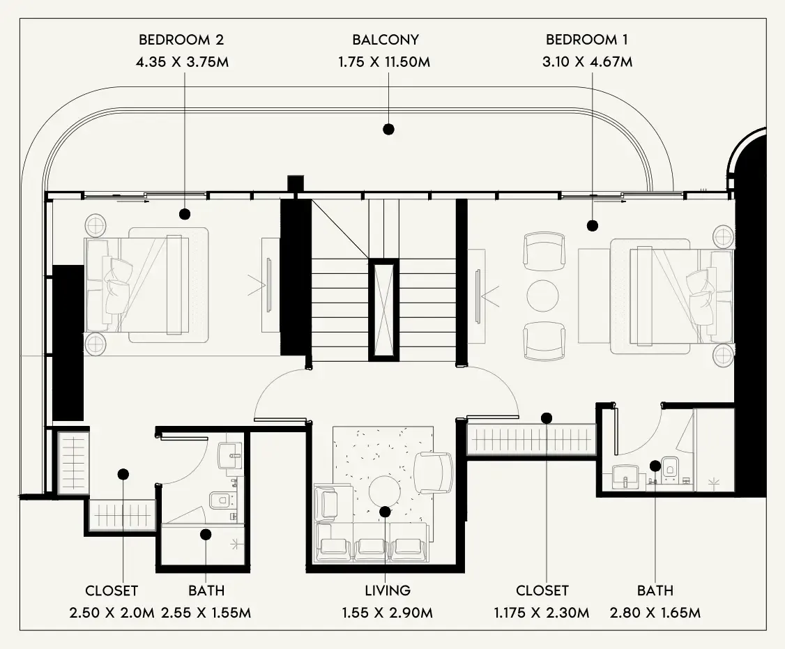 Azizi Azizi Milan floor plan