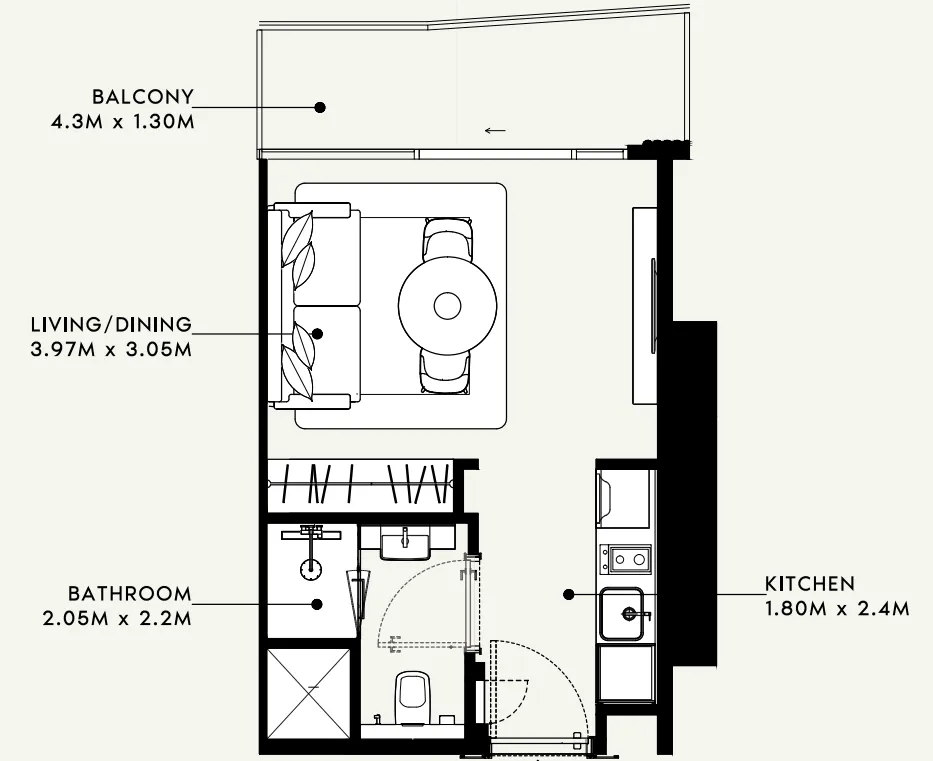 Azizi Azizi Milan floor plan