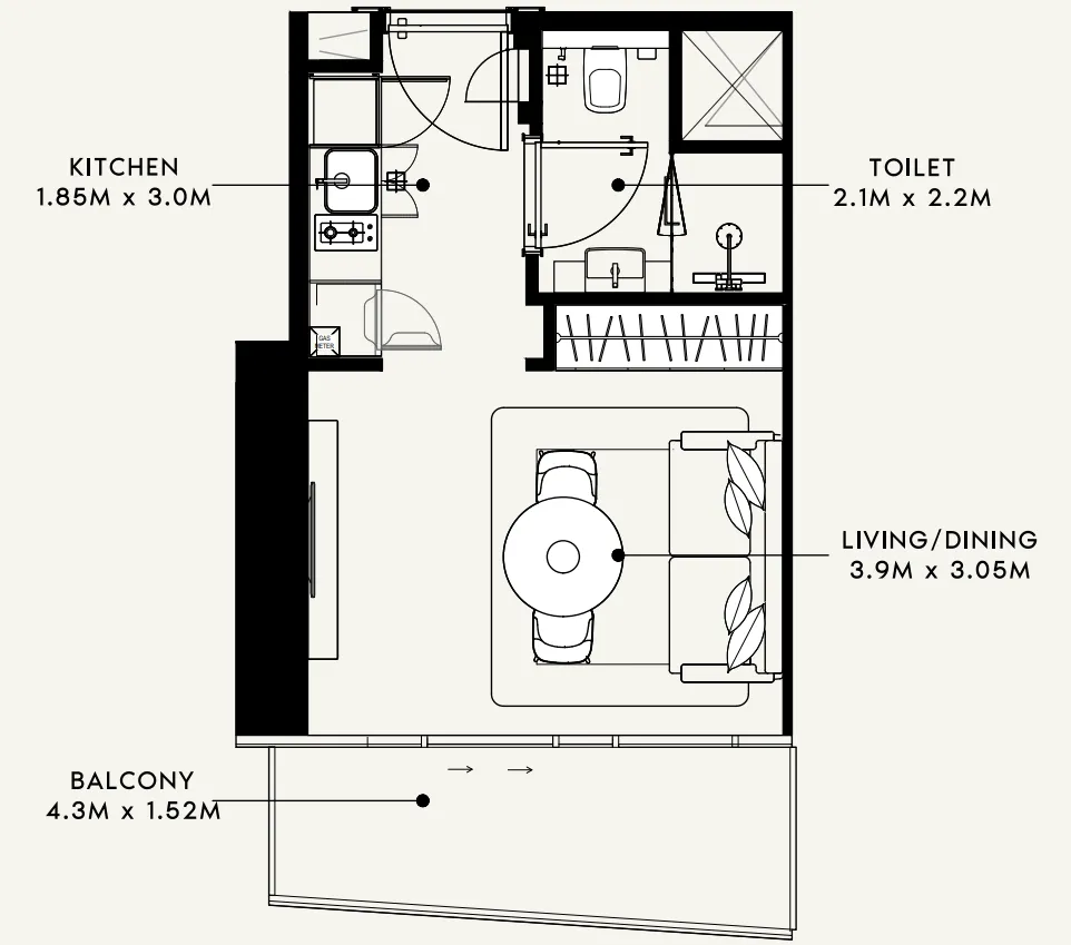 Azizi Azizi Milan floor plan