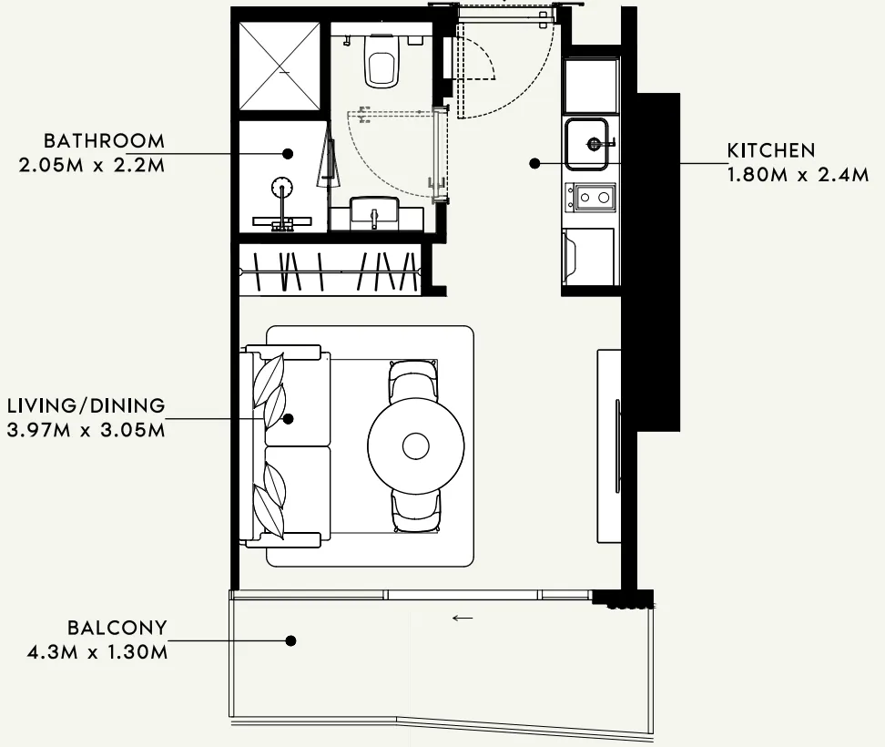 Azizi Azizi Milan floor plan