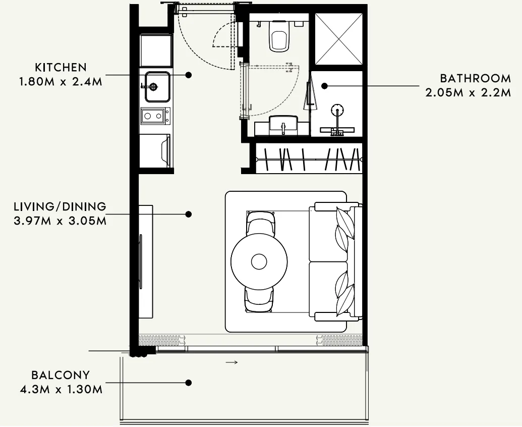 Azizi Azizi Milan floor plan