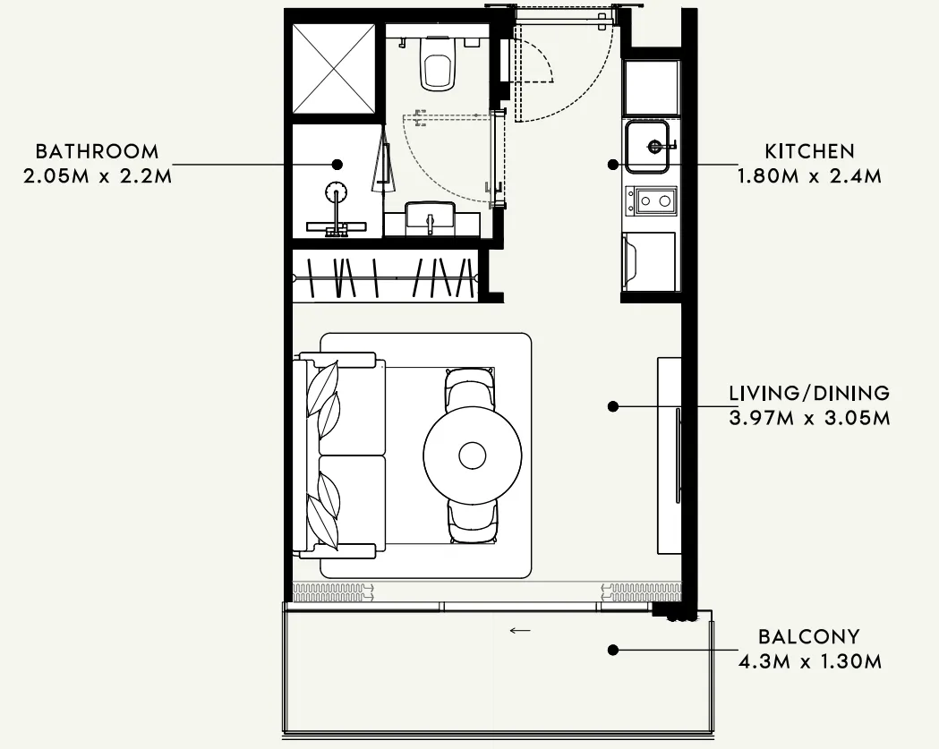 Azizi Azizi Milan floor plan