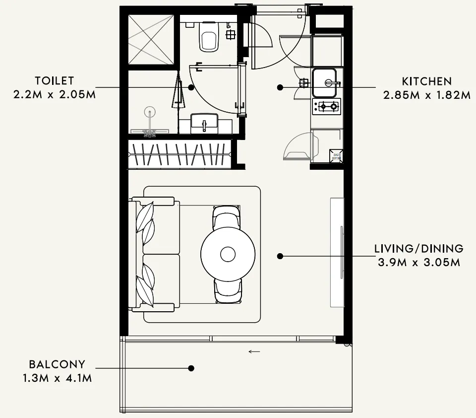 Azizi Azizi Milan floor plan