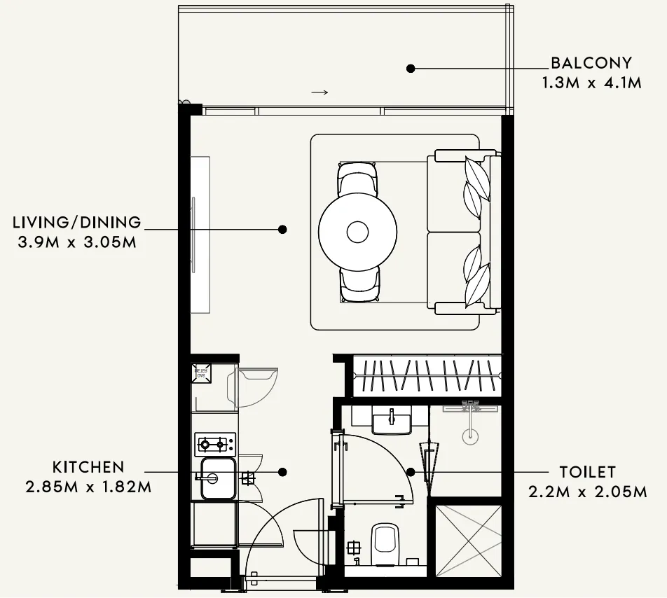 Azizi Azizi Milan floor plan