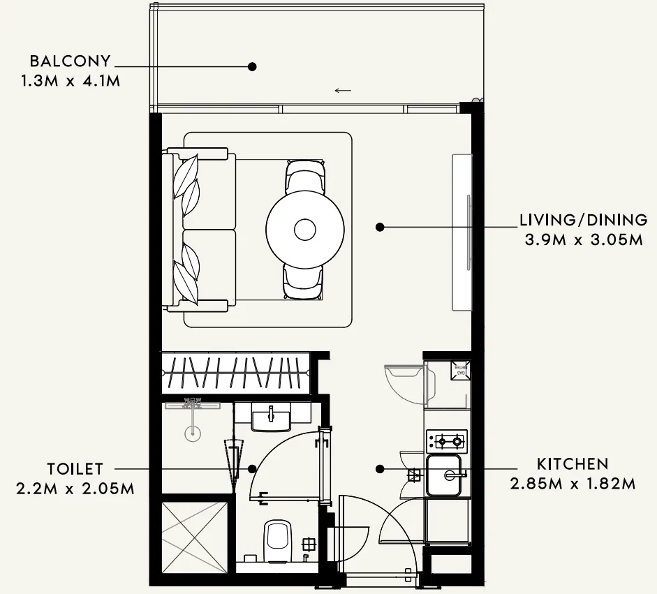 Azizi Azizi Milan floor plan