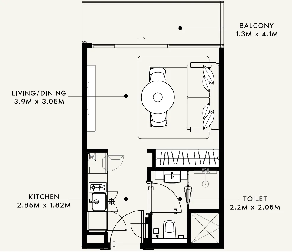 Azizi Azizi Milan floor plan