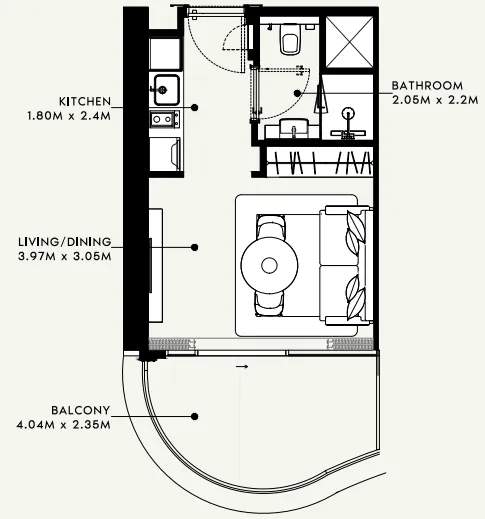 Azizi Azizi Milan floor plan