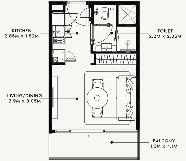 Azizi Azizi Milan floor plan