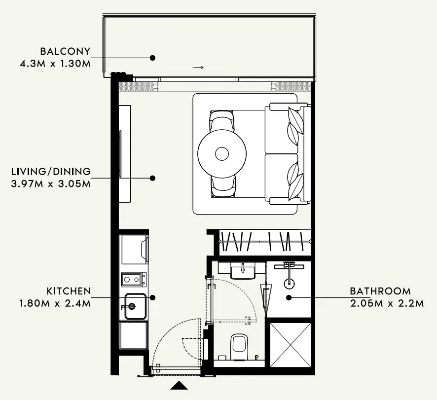 Azizi Azizi Milan floor plan