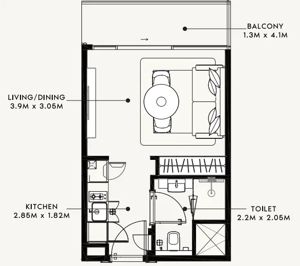 Azizi Azizi Milan floor plan