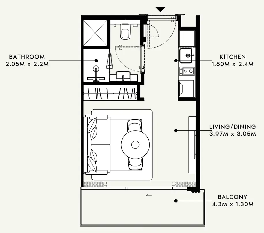 Azizi Azizi Milan floor plan