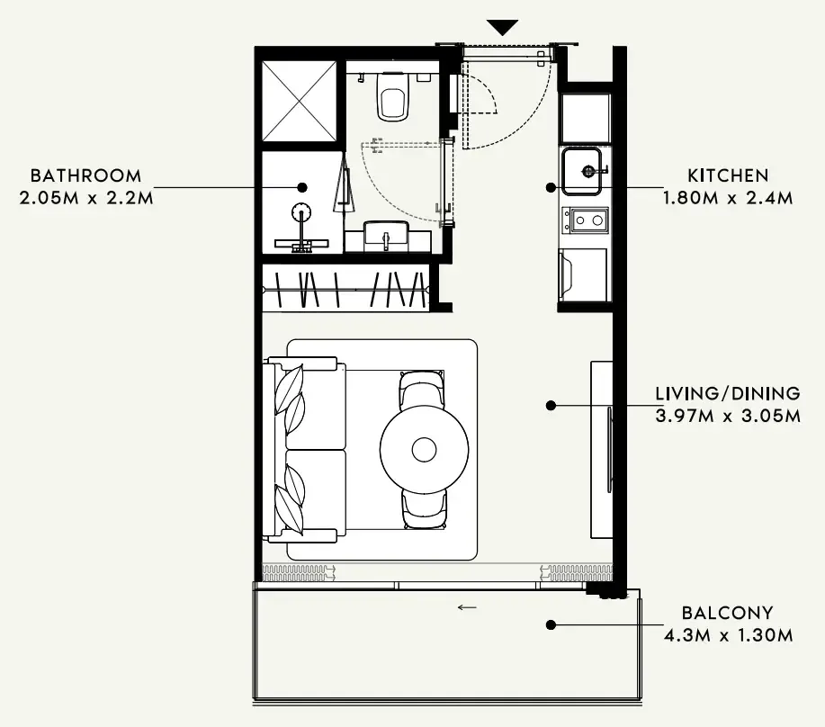 Azizi Azizi Milan floor plan