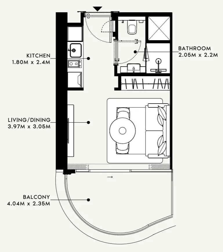 Azizi Azizi Milan floor plan