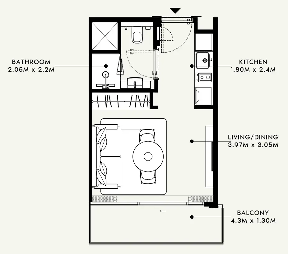 Azizi Azizi Milan floor plan