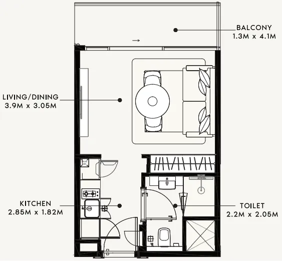 Azizi Azizi Milan floor plan
