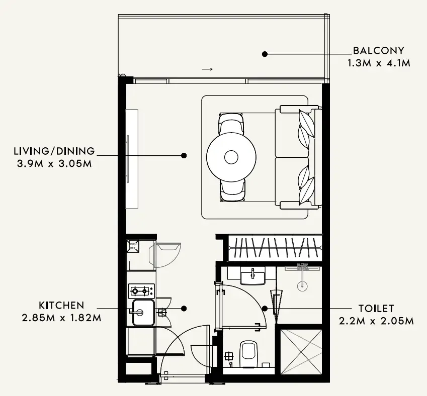 Azizi Azizi Milan floor plan