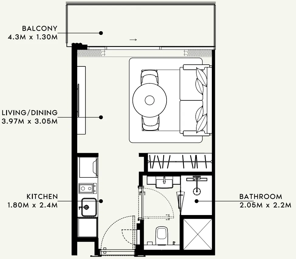 Azizi Azizi Milan floor plan