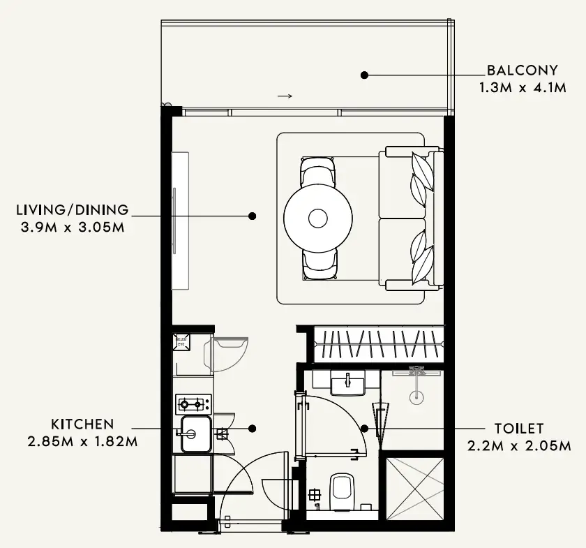 Azizi Azizi Milan floor plan