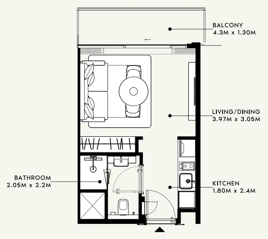 Azizi Azizi Milan floor plan
