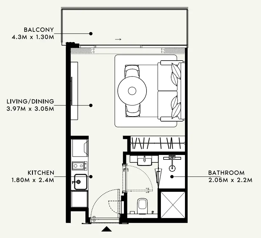 Azizi Azizi Milan floor plan