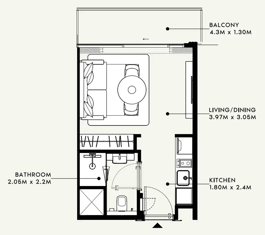 Azizi Azizi Milan floor plan