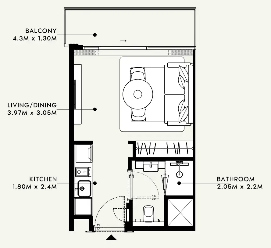 Azizi Azizi Milan floor plan