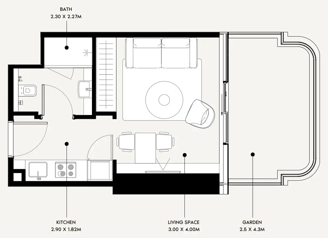 Azizi Azizi Milan floor plan