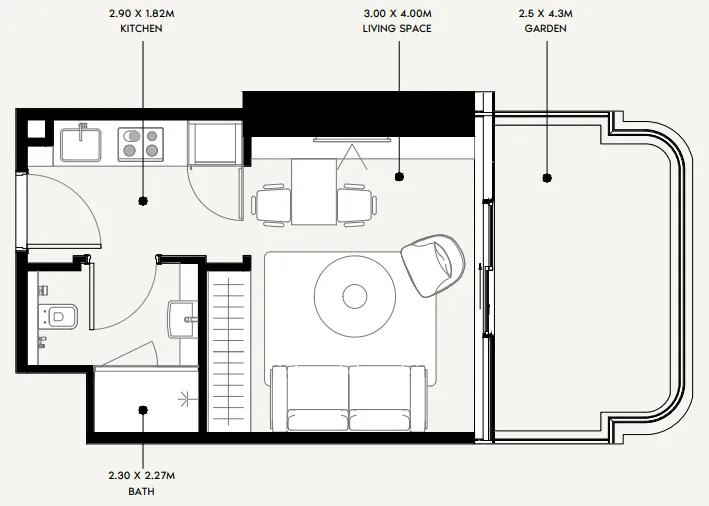 Azizi Azizi Milan floor plan