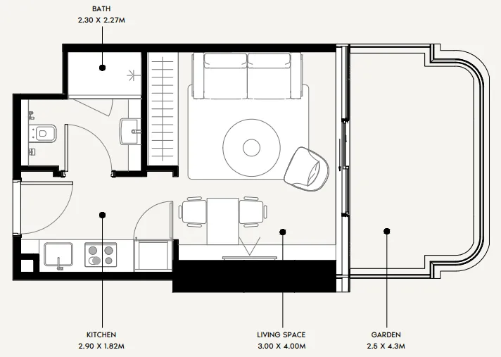 Azizi Azizi Milan floor plan