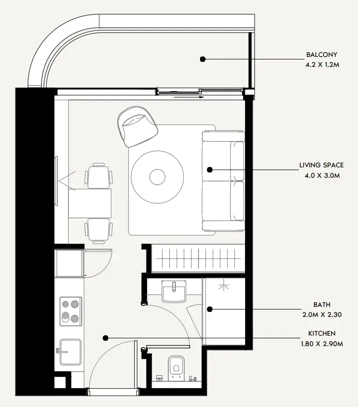 Azizi Azizi Milan floor plan