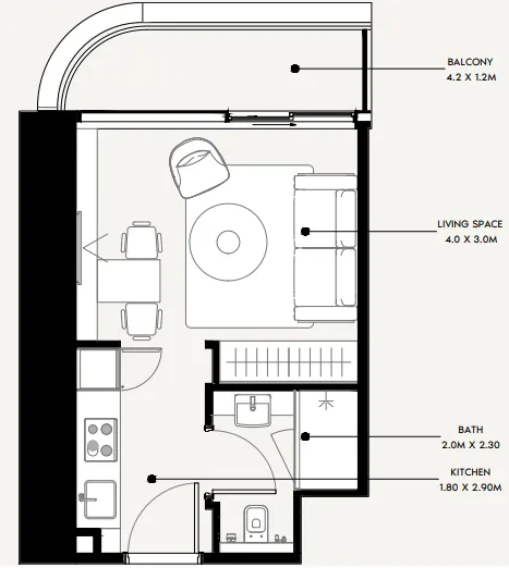 Azizi Azizi Milan floor plan