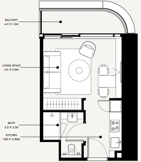 Azizi Azizi Milan floor plan