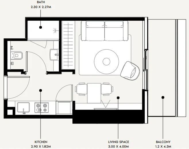 Azizi Azizi Milan floor plan