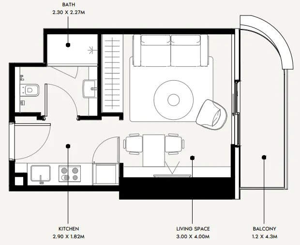 Azizi Azizi Milan floor plan