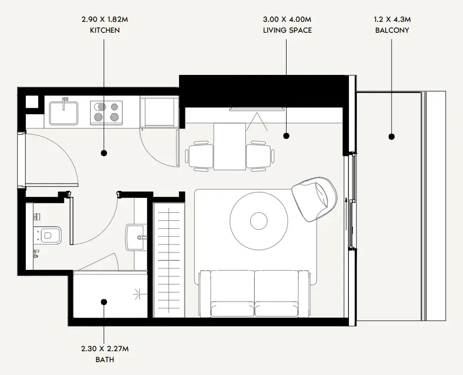 Azizi Azizi Milan floor plan