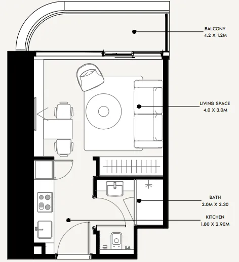 Azizi Azizi Milan floor plan