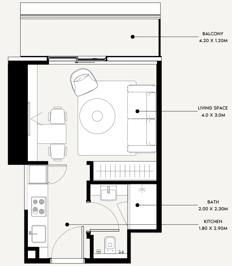 Azizi Azizi Milan floor plan