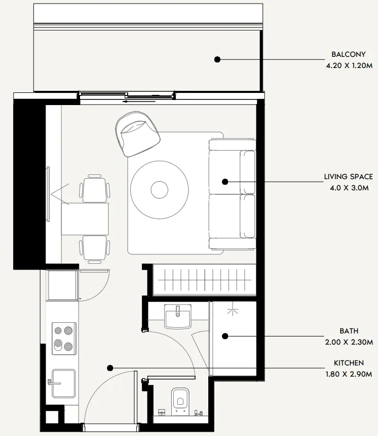 Azizi Azizi Milan floor plan